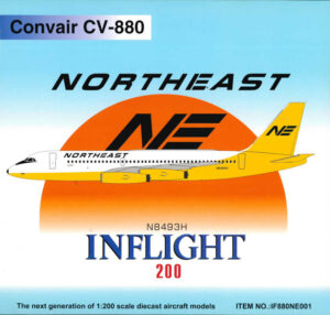 Convair CV-880 Northeast Airlines N8493H Inflight200 IF880NE001 1:200
