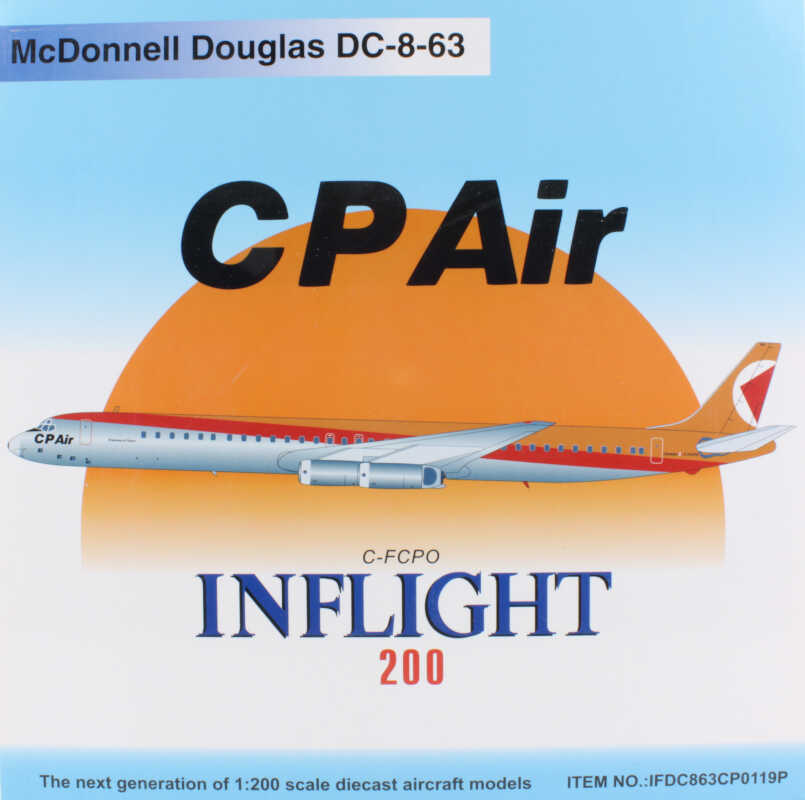 McDonnell Douglas DC-8-63 CP Air C-FCPO Inflight200 IFDC863CP0119P 1:200