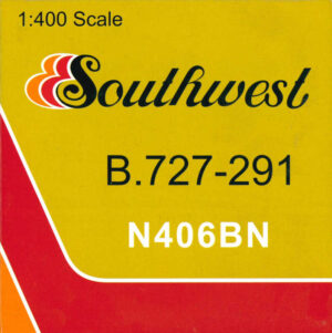 Boeing 727-200 Southwest Airlines N406BN Aeroclassics 1:400