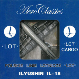 Ilyushin IL-18 LOT Polish Airlines SP-LSB Aeroclassics 1:400