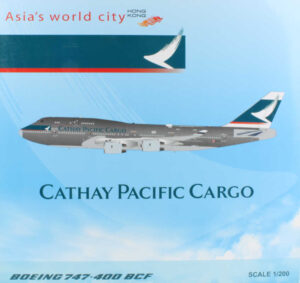 Boeing 747-400BCF Cathay Pacific Cargo B-HUR JC Wings XX2854P 1:200