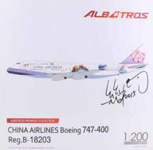 Boeing 747-400 China Airlines B-18203 Albatros/Inflight200 ALB016 1:200